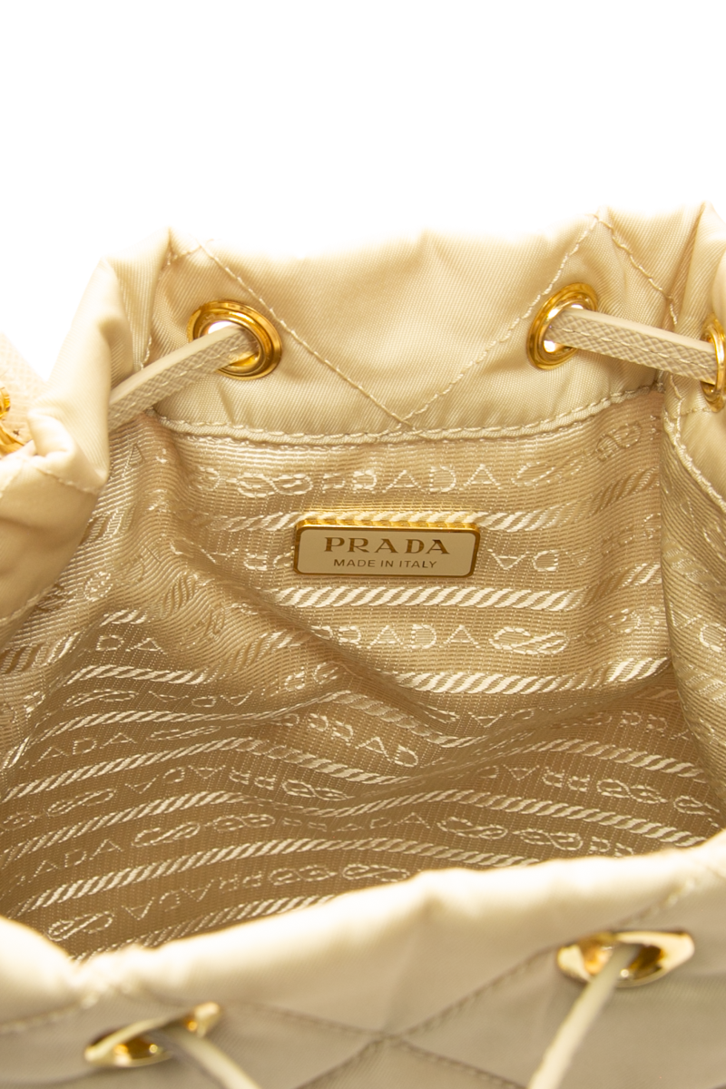 Re-Nylon Quilted Duet Bucket Bag