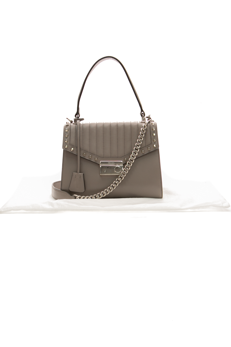 Studded Top Handle