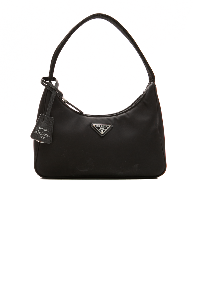 バッグ y2k PRADA minibackpack black nylon 00s Prada Re-Edition 2000 Mini Bag - Couture USA