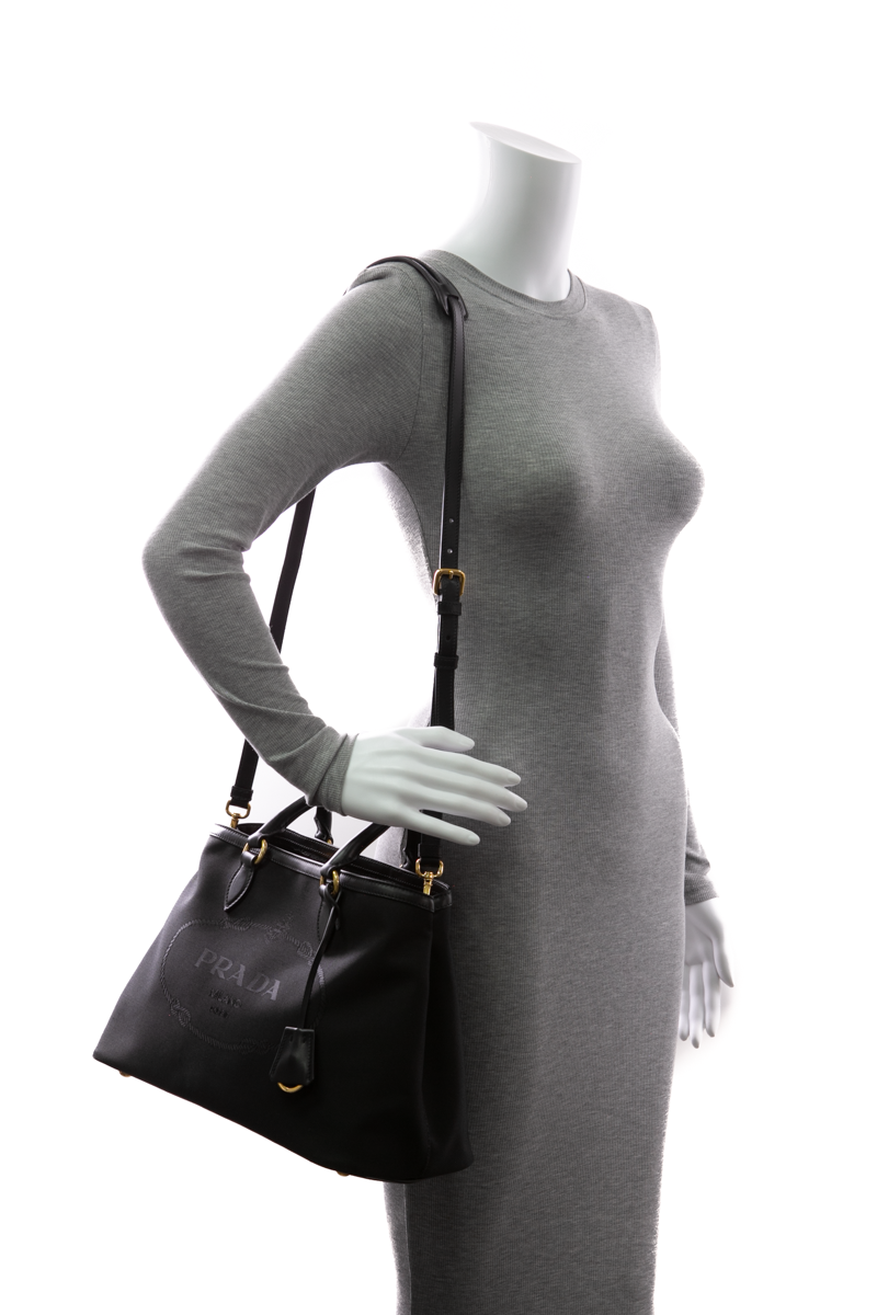 Logo Jacquard Tote Bag