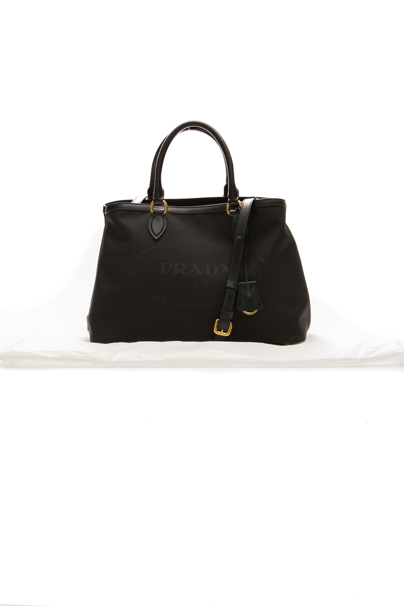 Logo Jacquard Tote Bag