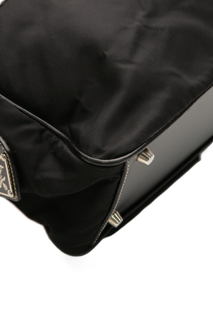 Buckle Top Handle Bag