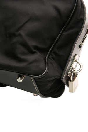 Buckle Top Handle Bag