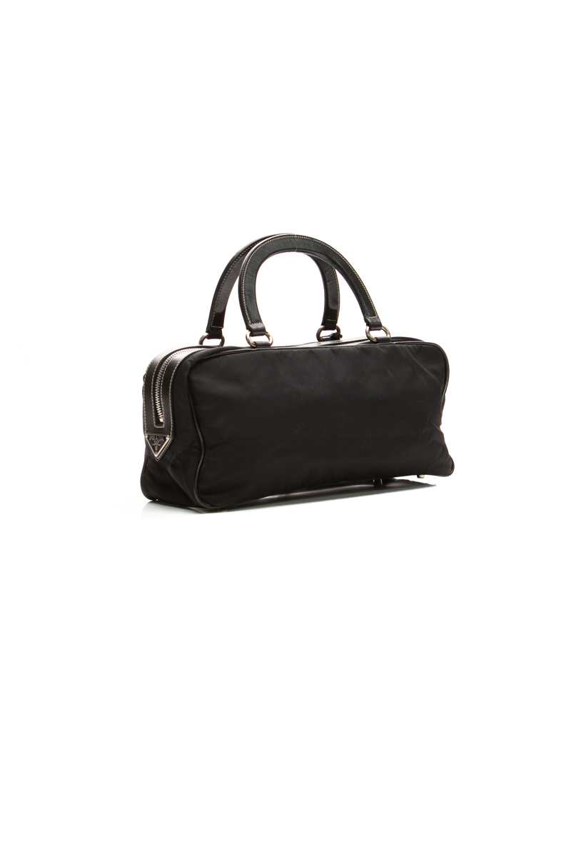 Buckle Top Handle Bag