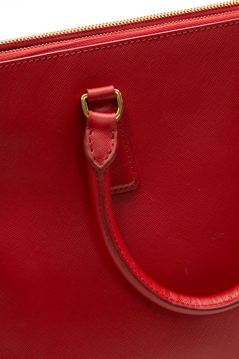 Lux Large Double Zip Tote Bag