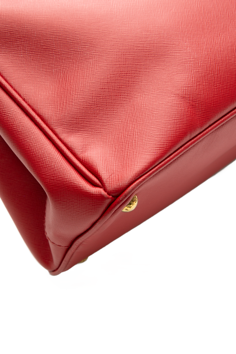 Lux Large Double Zip Tote Bag