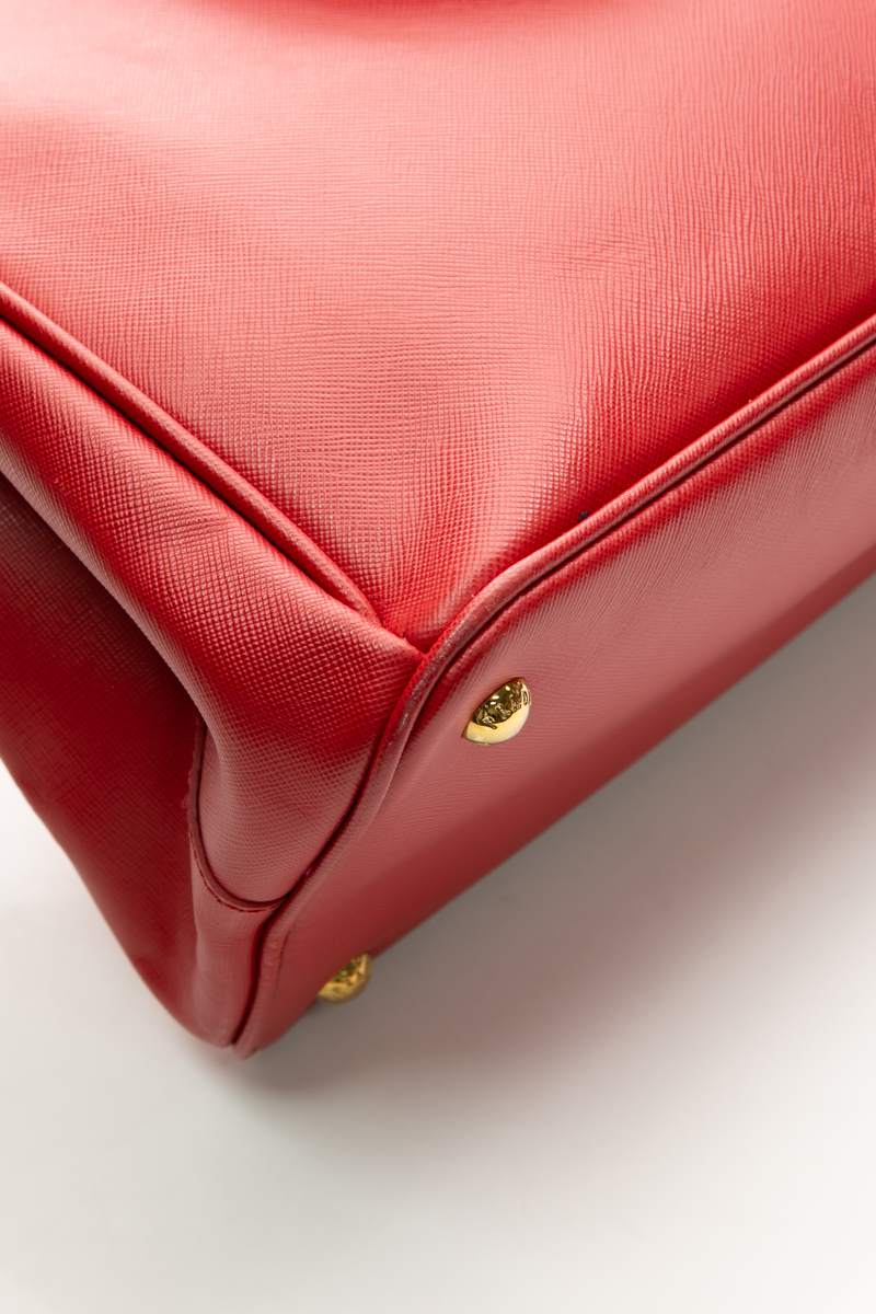 Lux Large Double Zip Tote Bag