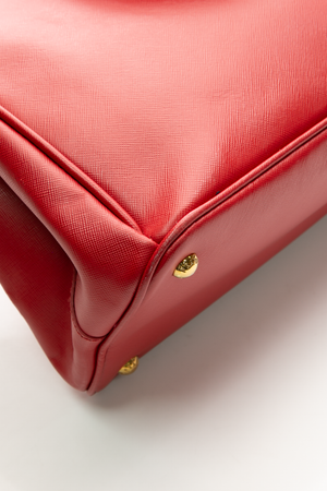 Lux Large Double Zip Tote Bag