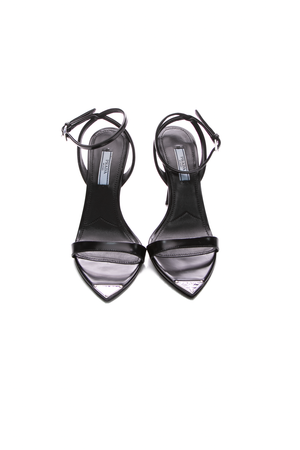 Triangle Logo Toe Sandals - Size 36