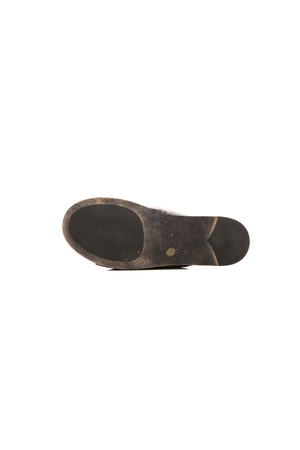 Padded Leather Crisscross Sandals - 40.5