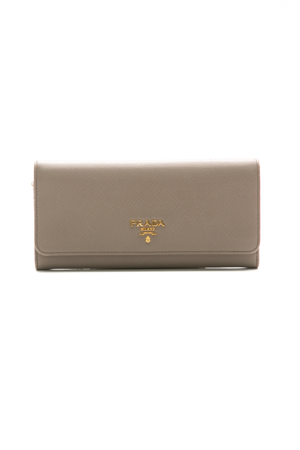 Prada Continental Flap Travel Wallet Couture USA