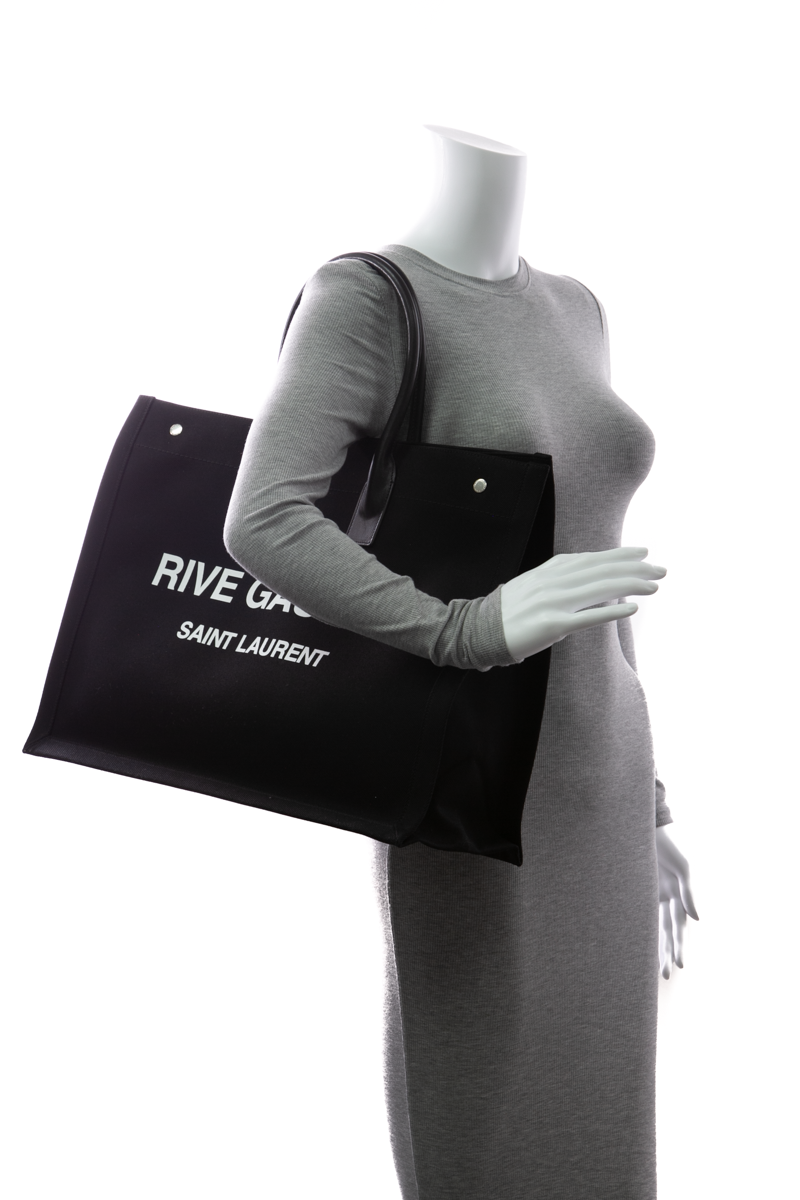 Saint-Laurent-Rive-Gauche-Large-Tote- Bag-298372