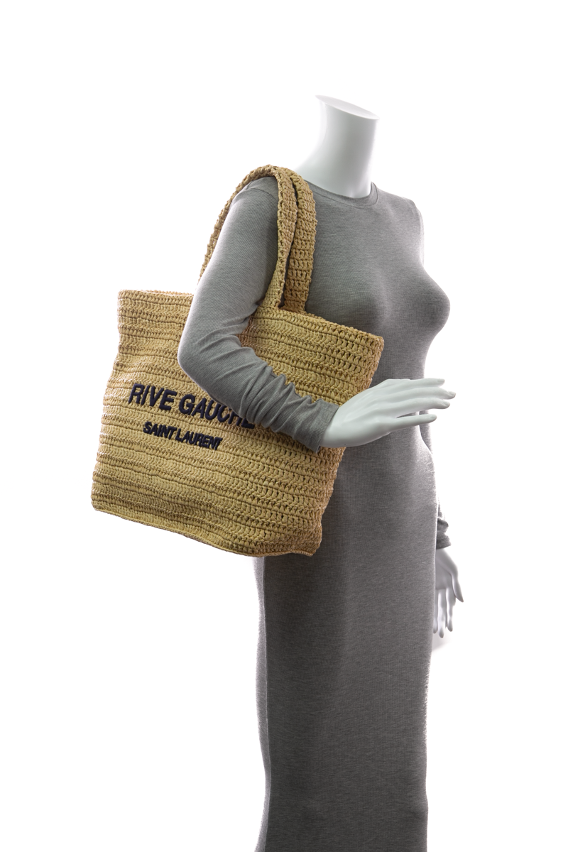 Raffia Rive Gauche Tote