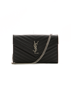 Saint-Laurent-Cassandre-Envelope-Chain-Wallet-Bag-299525