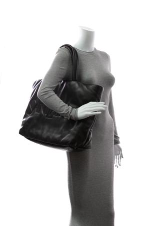 Logo Puffer Tote Bag