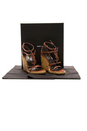 Cassandra Wedge Espadrilles - Size 39.5