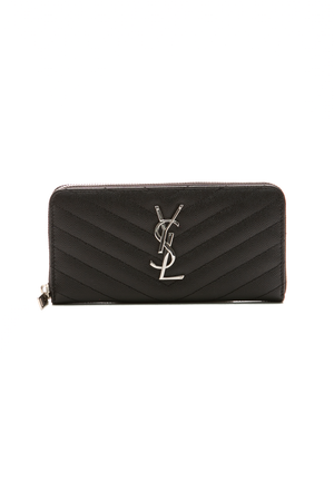 Saint-Laurent-Cassandre-Zip-Around- Wallet-297397