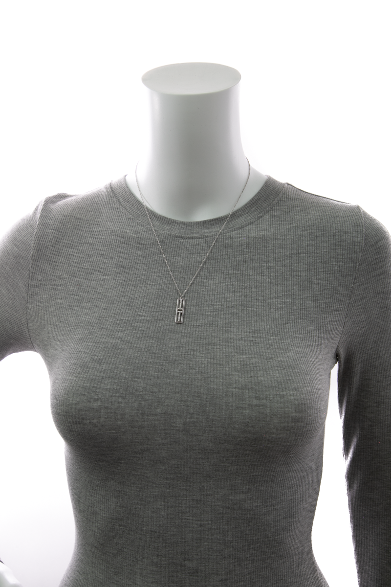 T Two Pendant Necklace