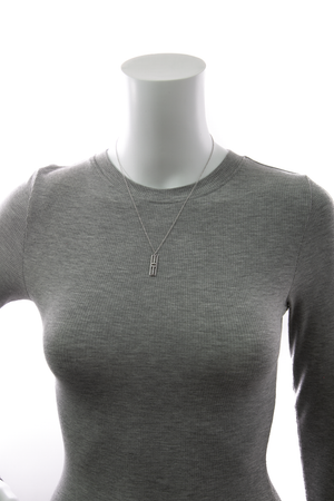 T Two Pendant Necklace