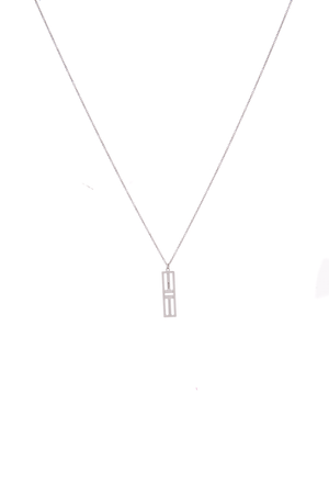 T Two Pendant Necklace