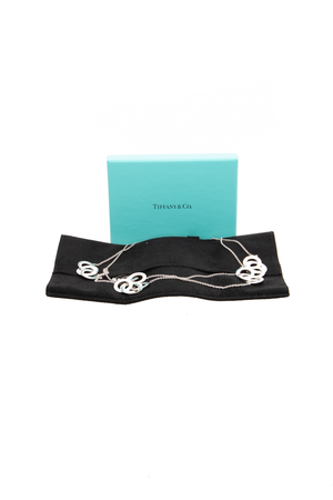 Interlocking Circles 1837 Long Necklace