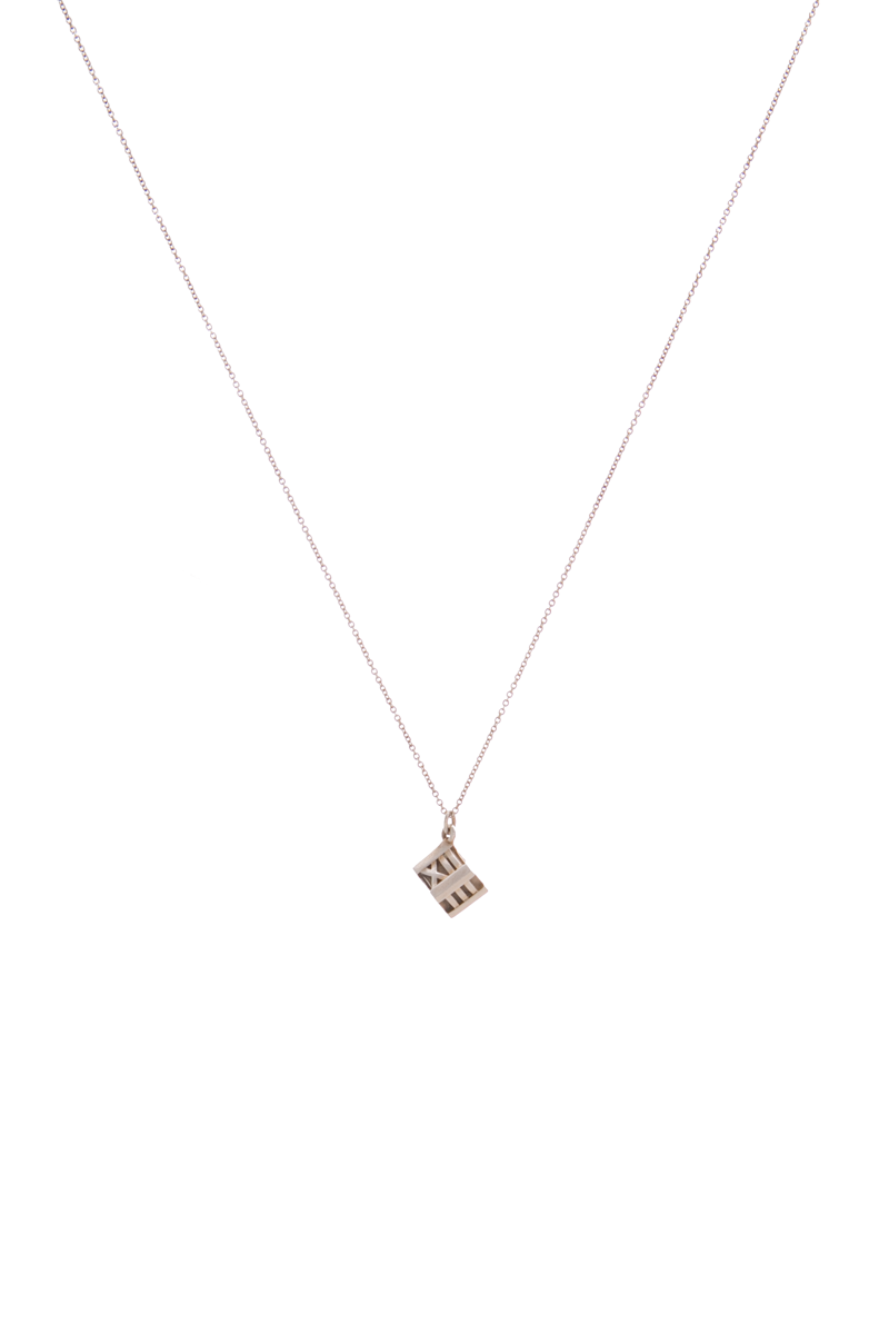 Atlas Cube Pendant Necklace