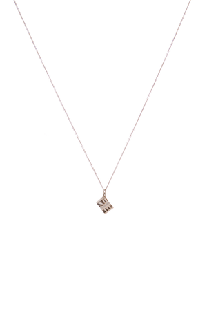 Atlas Cube Pendant Necklace