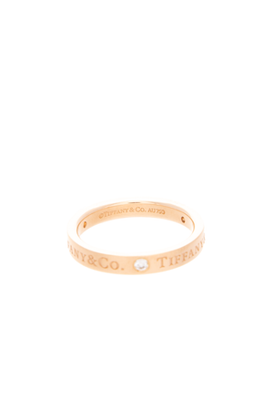 Diamond Logo Band Ring - Size 4.5