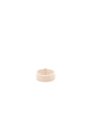 Somerset Mesh Wide Ring - Size 4.5
