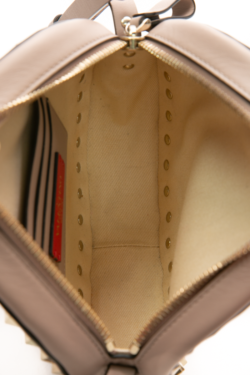 Round Rockstud Crossbody Bag