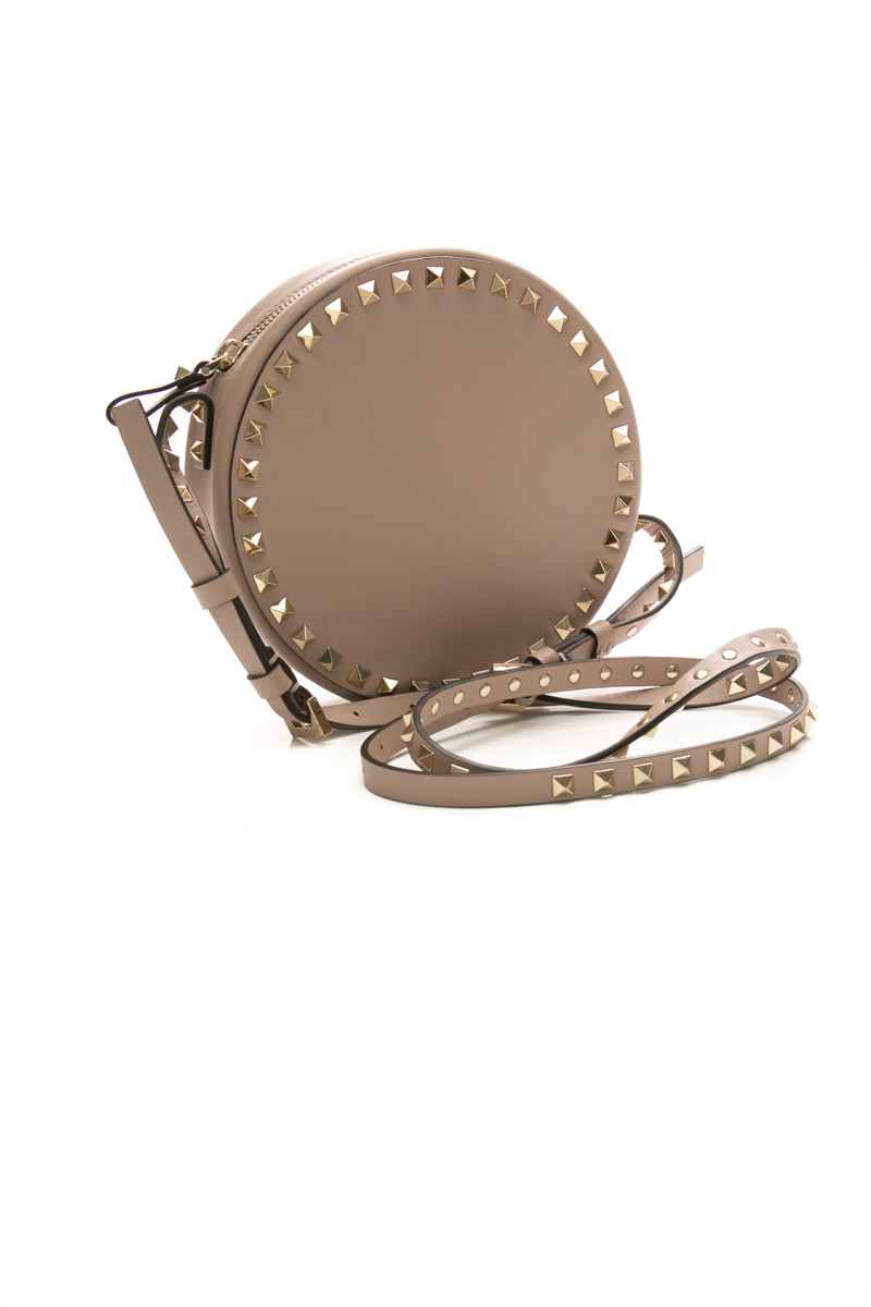 Round Rockstud Crossbody Bag