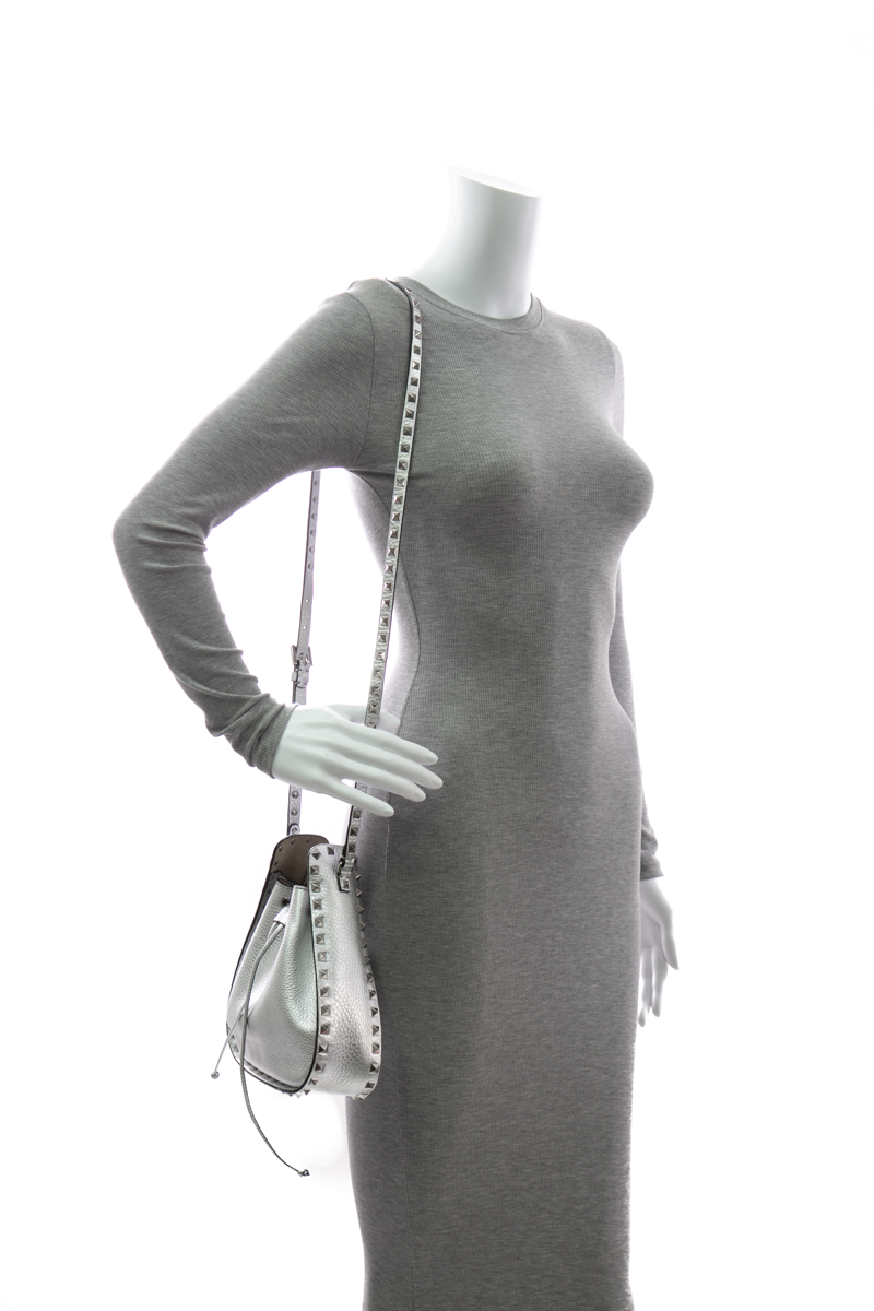 Rockstud Bucket Crossbody Bag