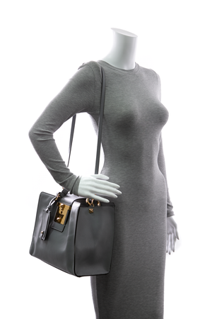 Rockstud Lock Tote Bag
