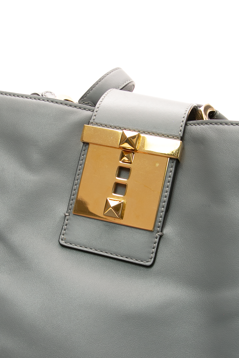 Rockstud Lock Tote Bag