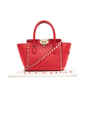 Rockstud Trapeze Tote Bag