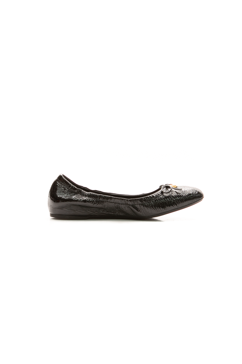 V Logo Ballerina Flats - Size 37