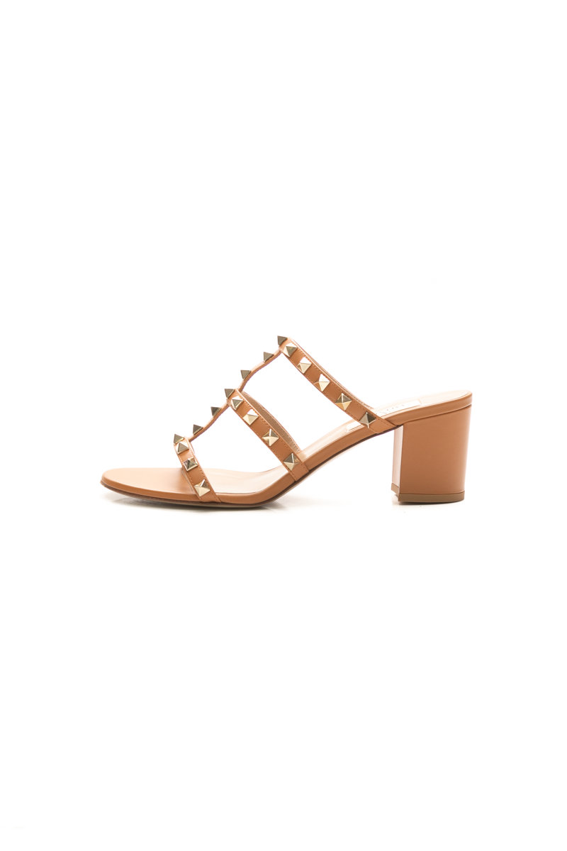 Valentino Rockstud Sandals - Size 37.5 - Couture USA