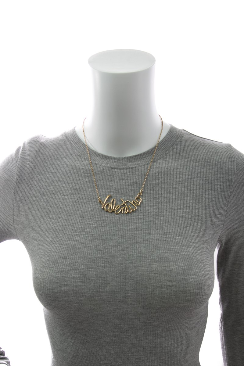 Script Necklace