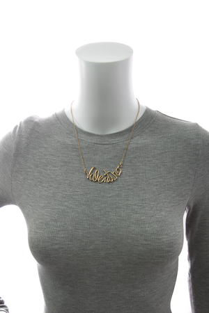 Script Necklace