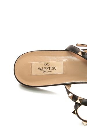 Rockstud Caged Flat Sandals - Size 41