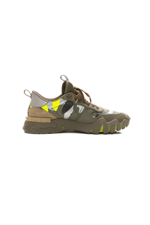 Men's Camouflage Rockrunner Sneakers - Size US 12