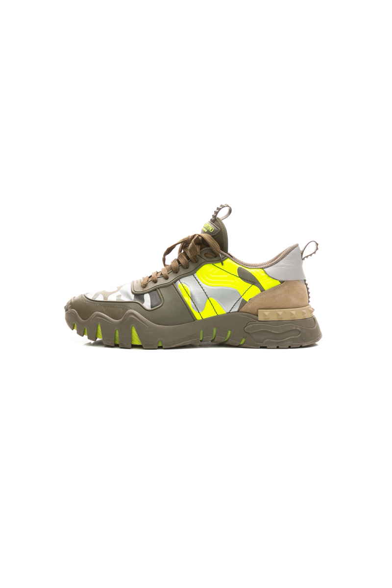Valentino-Men&#39;s-Camouflage-Rockrunner-Sneakers-Size-US-12-294166