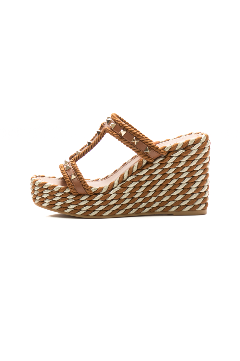 Valentino-Rockstud-Torchon-T-Strap- Espadrille-Sandals-Size-37-295752