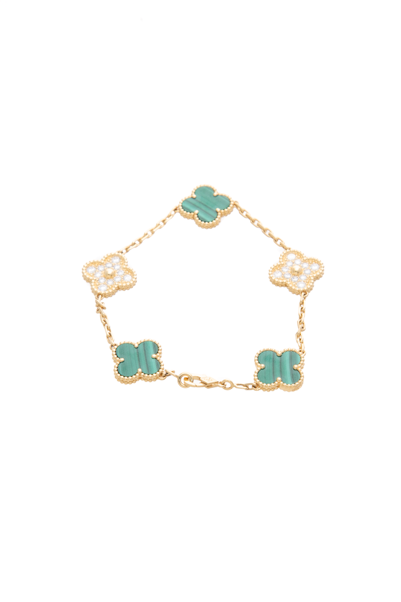 Vintage Alhambra 5 Motifs Bracelet