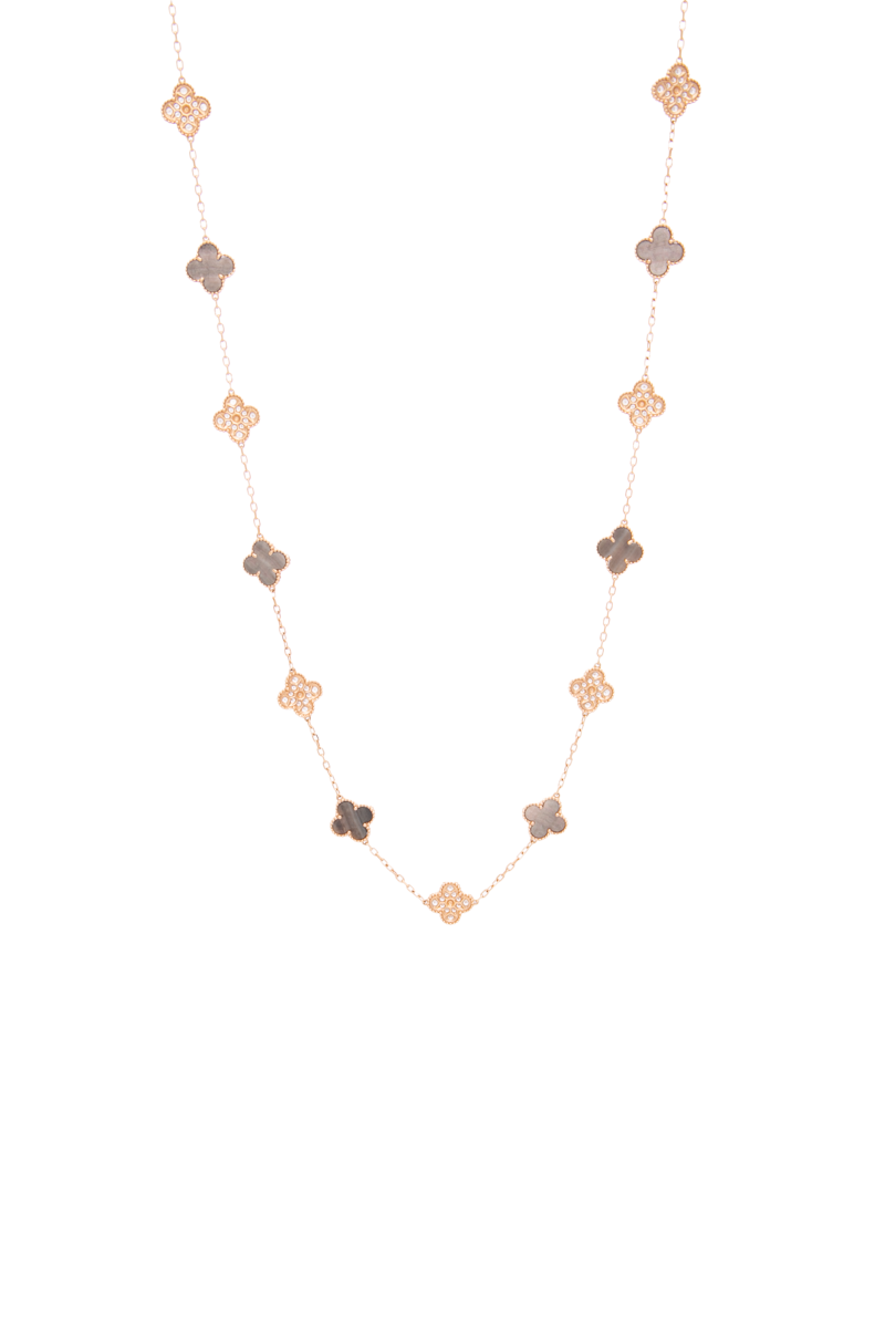 Vintage Alhambra Long Necklace 20 Motifs