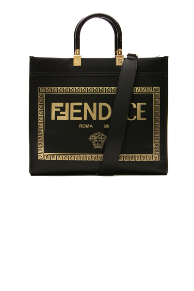 Fendi x Versace Fendace Sunshine Shopper Tote - Couture USA
