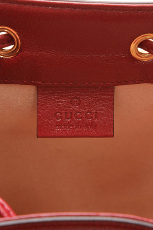 Gucci Ophidia Mini Bucket Bag Navy Red
