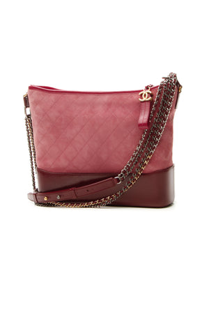 Chanel Gabrielle Large Hobo Bag - Red/Pink - Couture USA