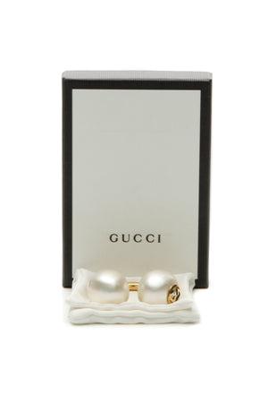 Gucci GG Pearl Single Earring - Gold