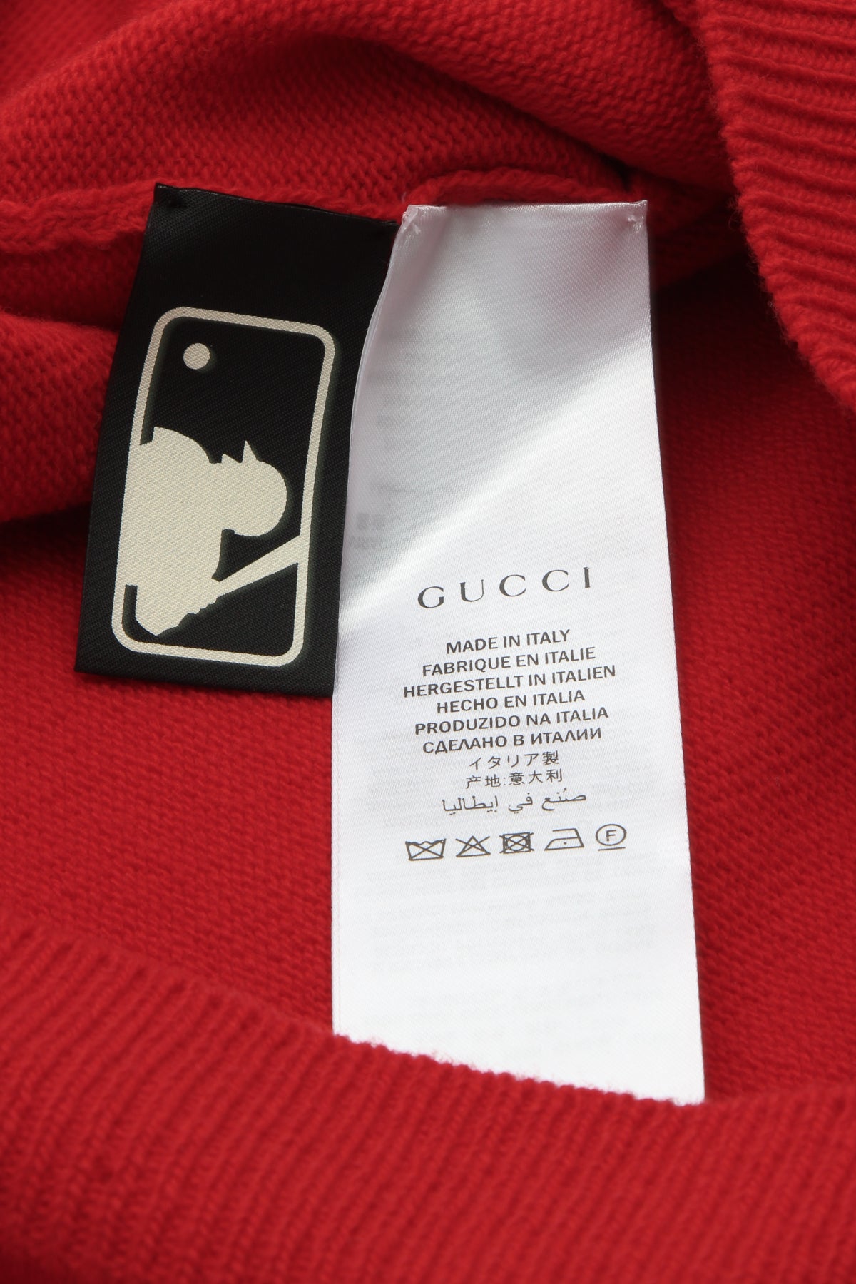 Gucci Womens NY Yankees Wool Red Sweater Pullover For Sale at 1stDibs